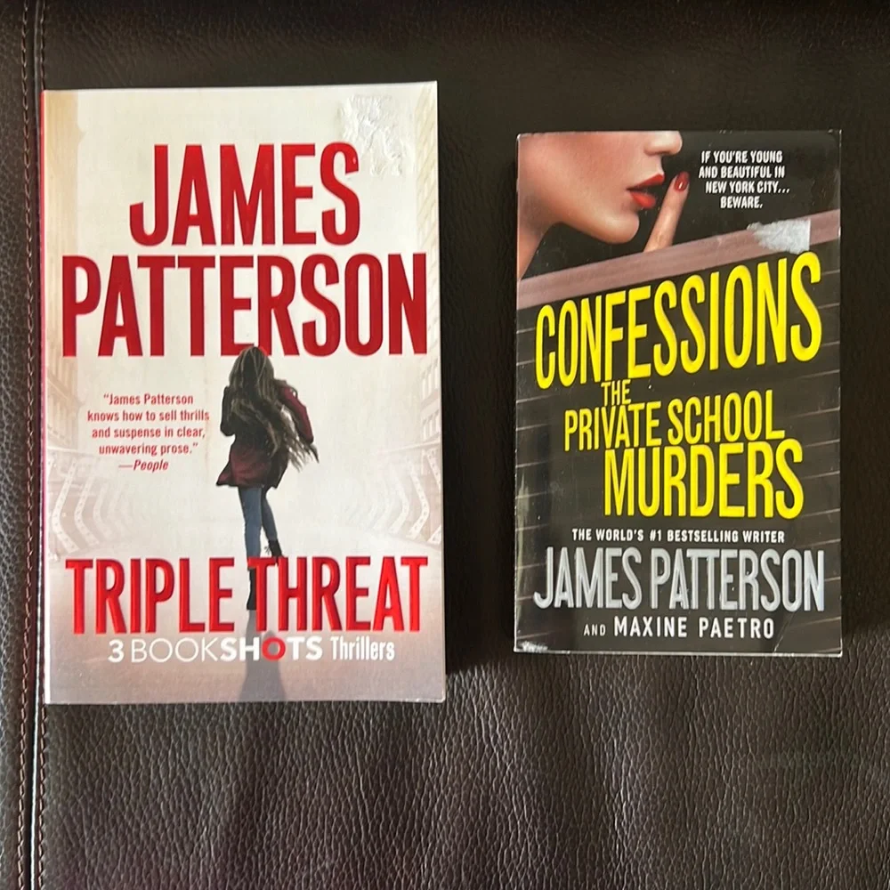 James Patterson Lot of 2 Paperback Novels